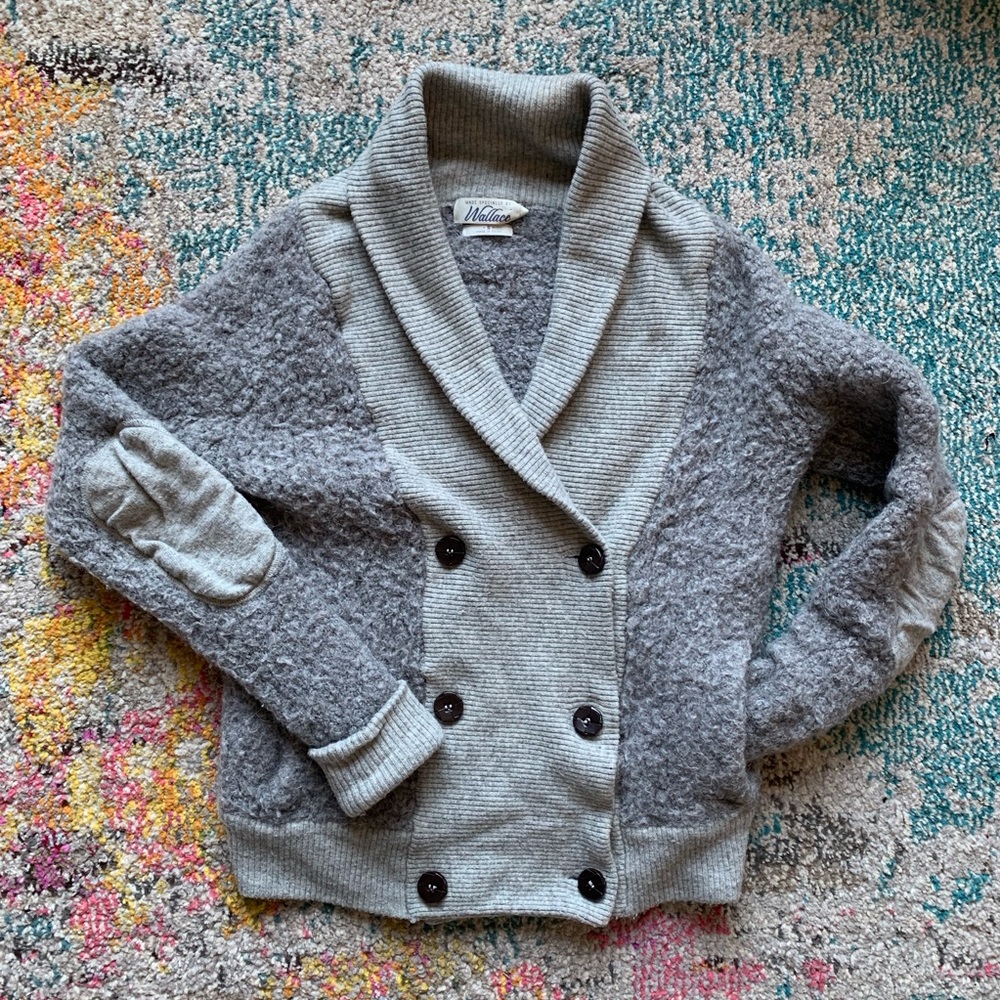 Madewell Wallace double breasted sweater small